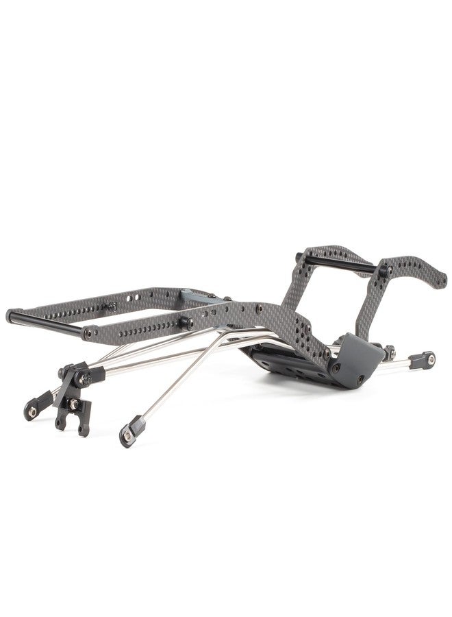 ZMHOBBY High Clearance Carbon Fiber LCG Chassis Kit, Stainless Steel Links Set, for Custom Build Comp Cheater Rigs Built (Capra Links Kit) - Image 4